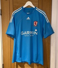 Middlesbrough FC 2009/10 Away Shirt - Adidas - Garmin - Size XL - UK Seller