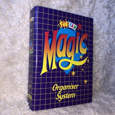 Vintage 1994 FUNFAX Fun Fax MAGIC Organiser System Collectable Rare Henderson