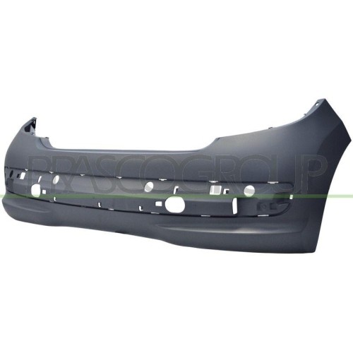 Pare-chocs arrière Prasco PG3201051 pour voiture Peugeot en plastique noir ABS