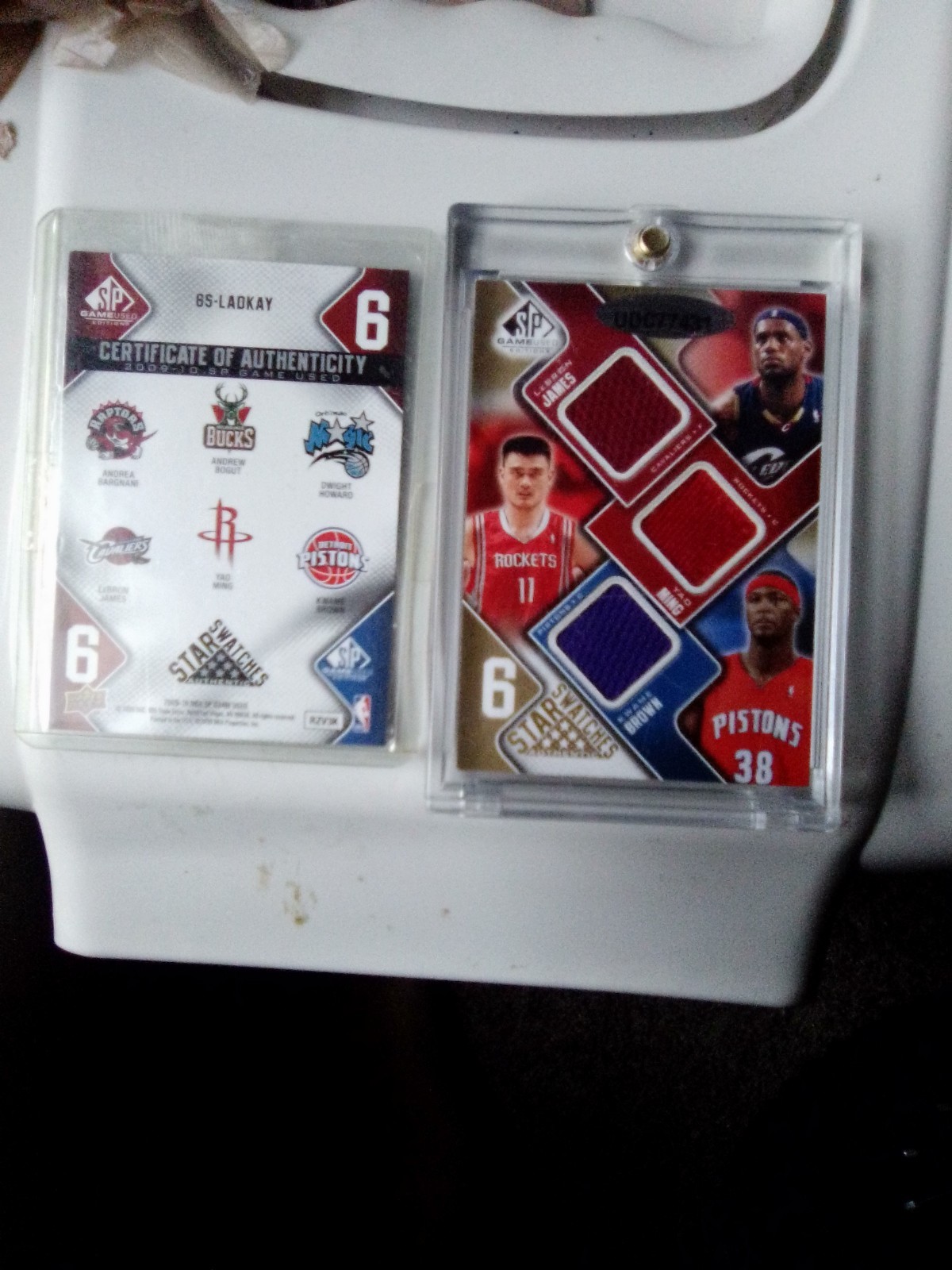 2009-10 SP Game Used Edition 6S-LADKAY Star Swatches Authentic Jersey Card view 1