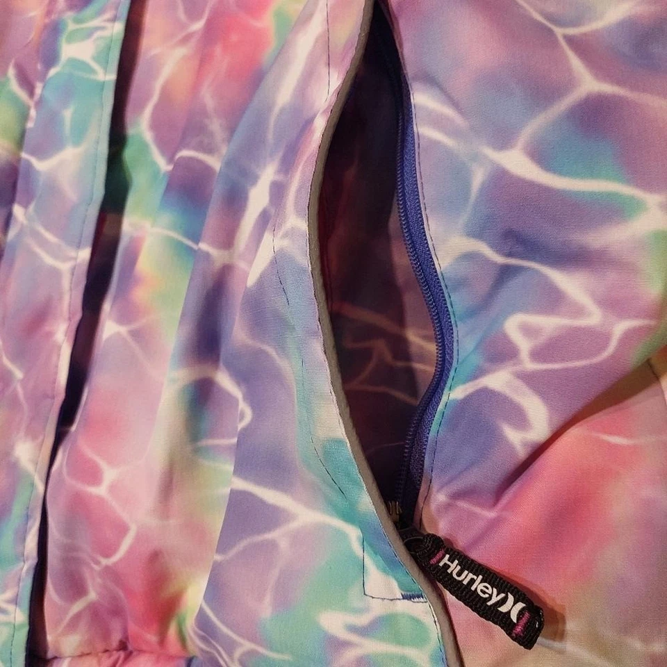 Abrigo de nieve Hurley Phantom invierno pesado resistente al agua juvenil XL púrpura Foto 3 de 4