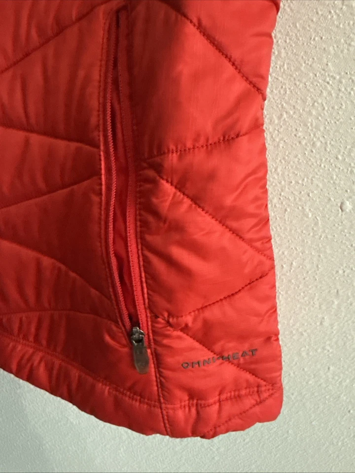Columbia Mujeres Lite Chaleco Aislado Omni Heat Cremallera Completa Delgado Puffer Pequeño Foto 2 de 4