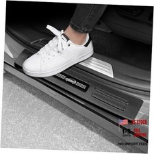 4PCS Door Sill Protector Compatible with Lexus 2024 2024-2026 TX Matte Black
