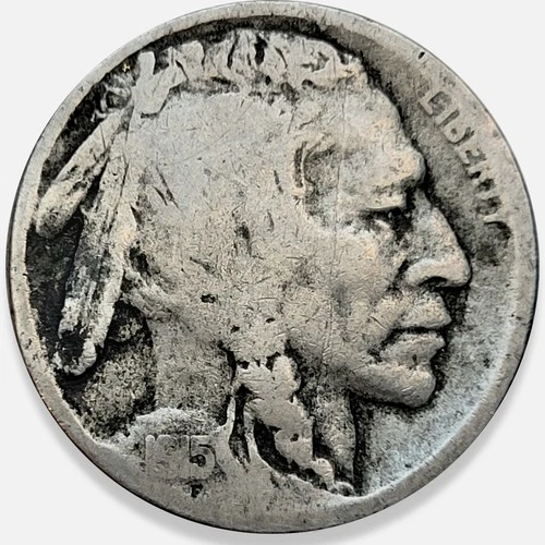 1915-D Buffalo Nickel 5c About Good AG+ * Original Surfaces * 1915D Key