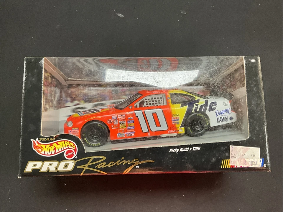 Ricky Rudd #10 1999 NASCAR 风火轮赛车 1: 24 比例潮汐福特金牛座 — 第 2/4 张图片