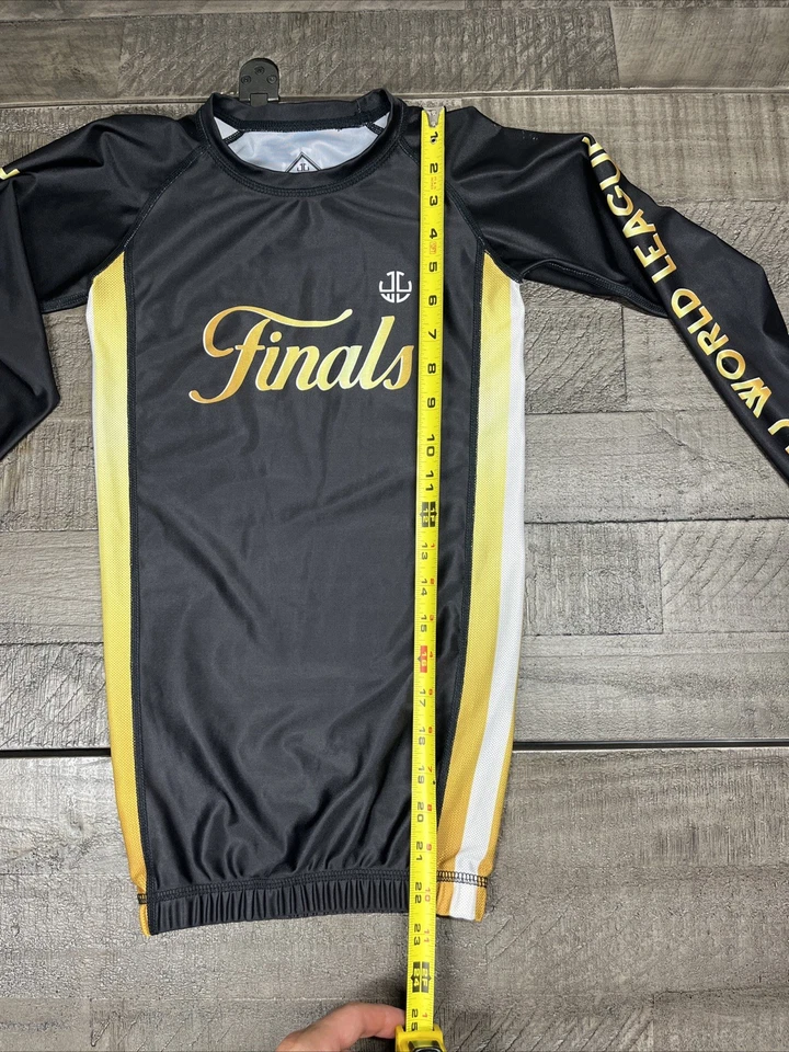 Camiseta Grande Juvenil Jiu Jitsu Finales Liga Mundial Calidad Premium Manga Larga Foto 4 de 4