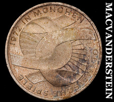 1972-J German 10 Marks- Choice Gem Brilliant Uncirculated Luster #G6849