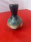 RED CLAY HAND MADE INDIAN BUD VASE GLAZED SIGNED ON BOTTOM 4" TALL — photo 7
