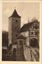 Old postcard postcard Rothenburg - lot at the castle GERMANY (1074263)