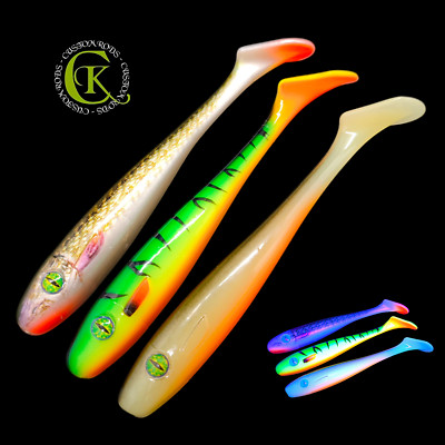 3x 16cm UV Balzer Pike Collector Shad Matze Chef BigBait Stint Predator Pike