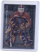 99-00 1999-00 BE A PLAYER MILLENNIUM DAMIAN RHODES AUTOGRAPH AUTO 13 THRASHERS