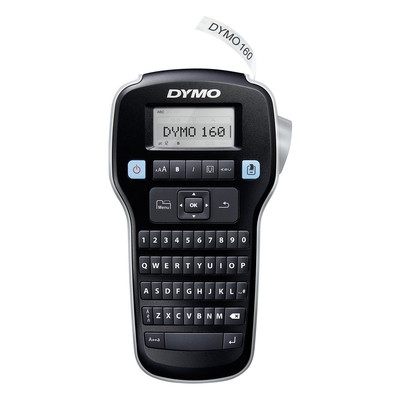DYMO Labelmanager 160 Beschriftungsgerät Schriftband D1 6 9 12 mm QWERTZ Display