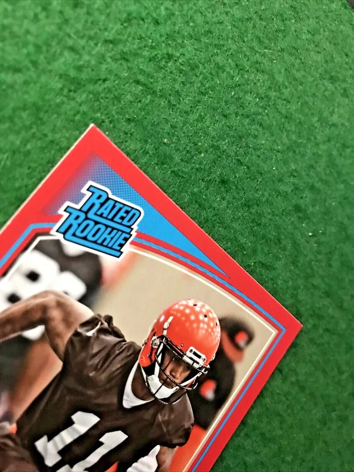2018 Donruss #341 RC Red press proof Antonio Callaway Chiefs Bears - Image 4 of 4