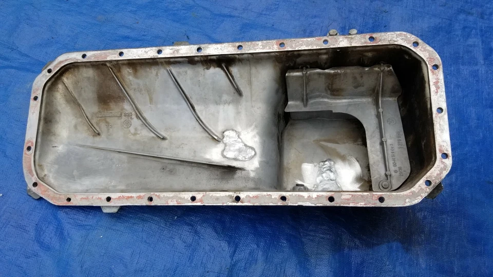 BMW E30 3 Series 325e 325i M20 6 cilindros OEM motor original aluminio cárter de aceite #4 Foto 4 de 4