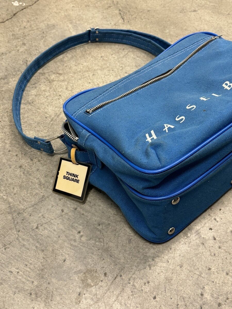Vintage Blue Hasselblad Retro Camera Travel Canvas Shoulder Vintage Blue Hasselblad Retro Camera Travel Canvas Shoulder