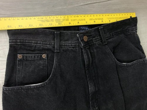 Structure Jeans Black Vintage Blue Original Outdoor Relaxed USA Men Size 32 x 32 - Picture 8 of 12