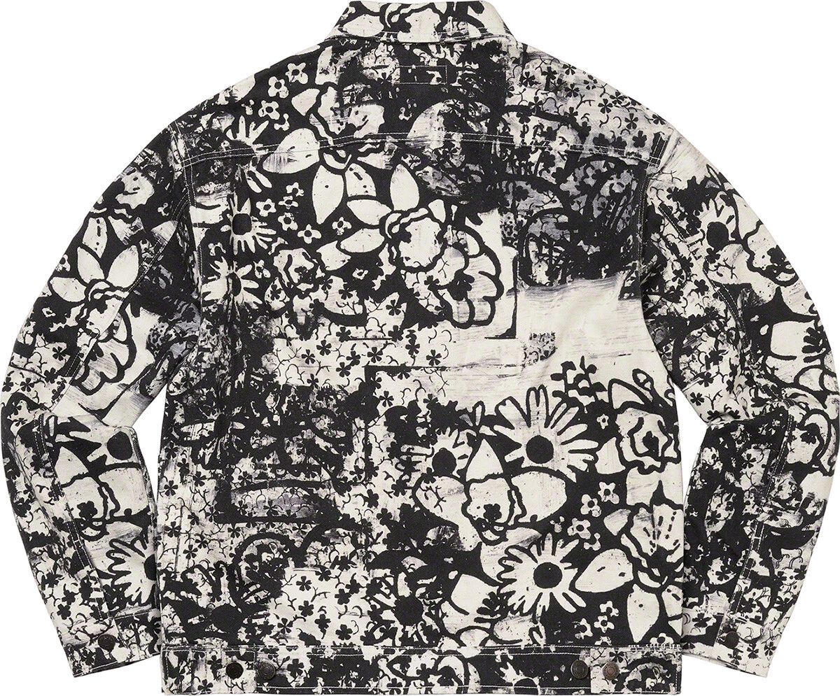 Veste de travail en denim laine Supreme Christopher noire taille XL FW21 J113