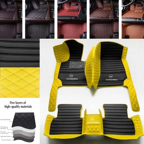 Car Floor Mats Fit Ford All Series Rug Auto Waterproof Carpets PU Leather Custom - Imagen 38 de 43