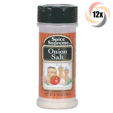 12x Shakers Spice Supreme Onion Salt Seasoning | 5.25oz | Fast Shipping