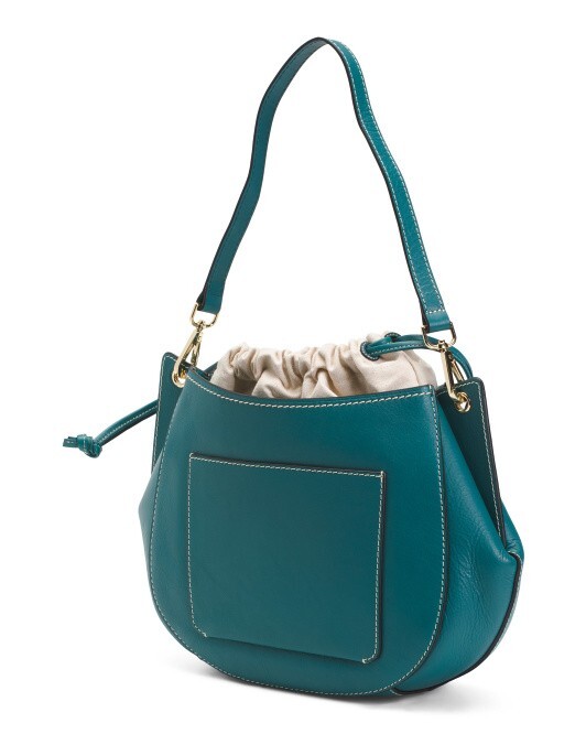 Radley London Leather Tulip Street Medium Drawstring Shoulder Bag