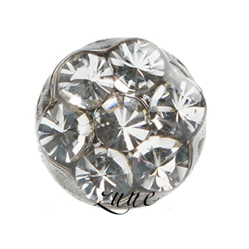Studex Large Clear / April 5mm Daisy Motif Gold Plated & Steel Stud Earrings - Picture 3 of 11