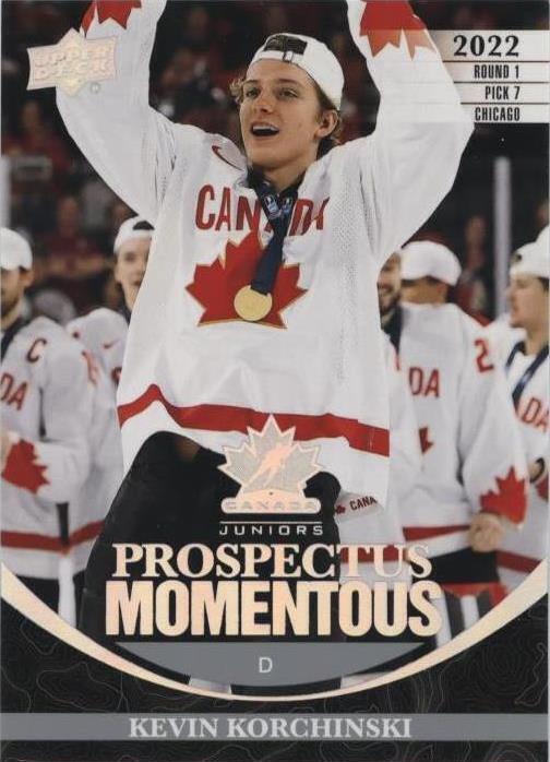 2023 Upper Deck Team Canada Juniors - Kevin Korchinski #PM-44 - 1 of 1