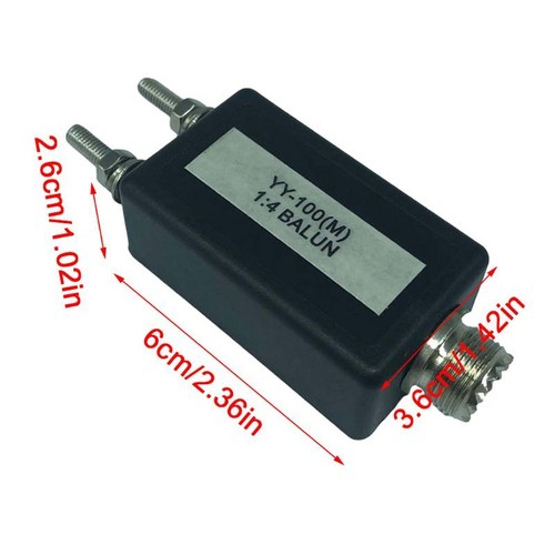100W 1:4 HF Shortwave Balun QRP Mini Baluns for M Type Interface Frequen - Zdjęcie 8 z 8