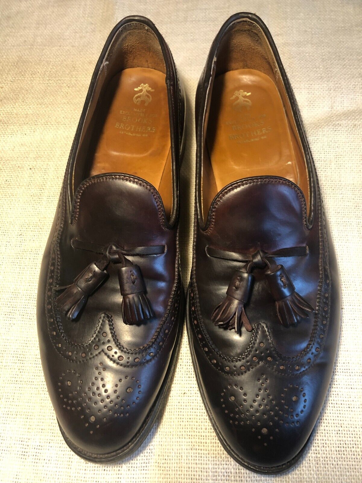 Alden Brooks Brothers Shell Cordovan Shoes Longwi… - image 1