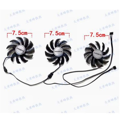 PLD08010S12HH Graphics Card Cooling Fan For Gigabyte RTX3050 3060 3060ti GAMING