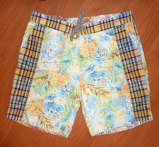 Robert Graham Men's Size 38 Pastel Multicolor Floral Unlined Board Shorts