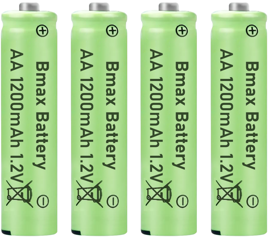 AA Rechargeable Batteries 1200mAh 1.2v For Garden Solar Light Lamp-image
