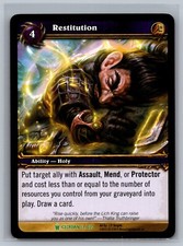 World of Warcraft TCG Restitution 51/220 WOW Scourgewar Icecrown