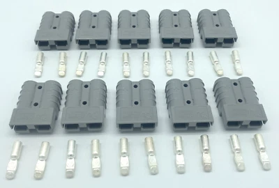 ANDERSON POWER PRODUCTS 10 Pack Anderson Power SB50 Connectors 10/12 Gauge Gray 10/12 AWG