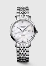 Longines Elegant Collection L4.310.4.87.6 Date Diamonds MOP Dial 29MM Automatic