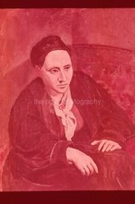 PICASSO Gertrude Stein 35mm FOUND ART SLIDE Photo JD 011 T 5 O