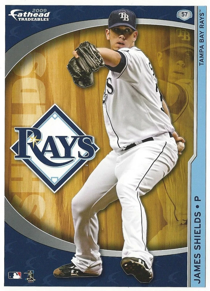 CARL CRAWFORD FATHEAD INTERCAMBIABLES PEGATINA EXTRAÍBLE LOGOTIPO DE TAMPA BAY RAYS 2009 #75 Foto 3 de 4