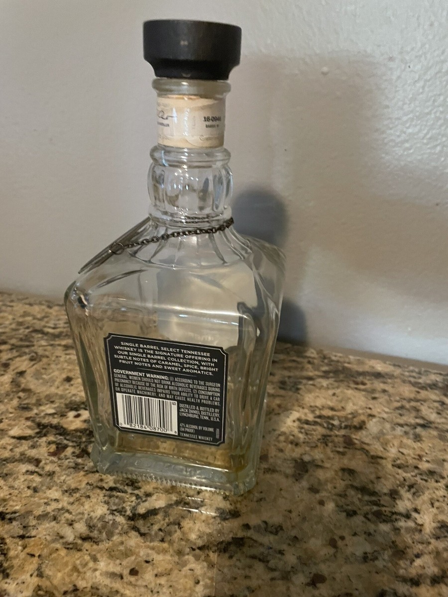 jack daniels single barrel select bottle