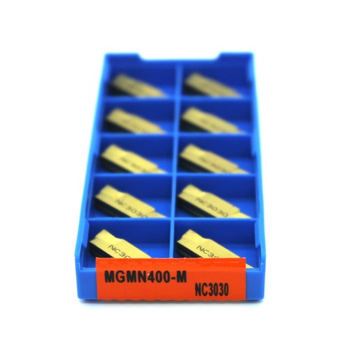 10 Stck. MGMN400-M NC3030/PC9030 Abtrennen Nut Hartmetall Drehmaschine Dreheinsätze - Bild 2 von 9