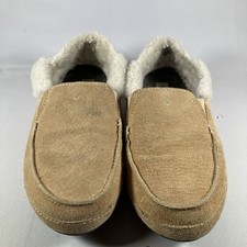 Women's OluKai Ku'una Moccasin Shearling Slipper Golden Sand 20428-GSGS Sz 7