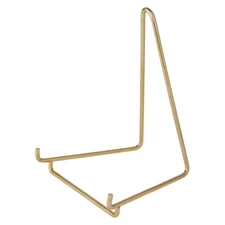 Bard's Gold Toned Wire Display Stand Easel, 6 inch High