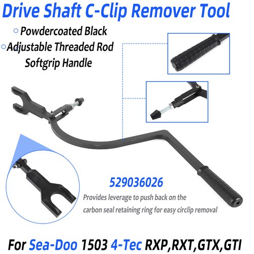 Drive Shaft C-Clip Replacement For Sea-Doo Speedster 720 (1996-1999), SPI 580 (1996), Sportster 720 (1996-2000) Jet Boats
