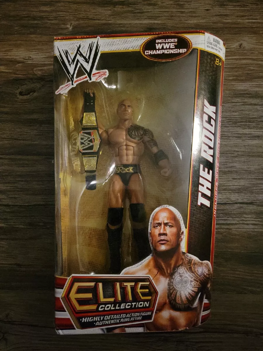 The Rock WWE Elite Collection Series 22 Action Figure With Championship Belt