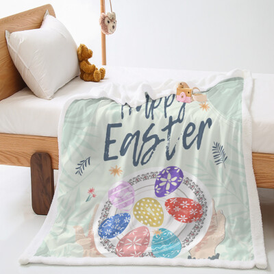 Ostern Kaninchen 1 Weihnachten Weich Kuschelig Xmasdecke Sessldecke Sofadecke