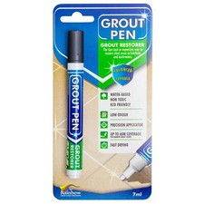 Grout Pen Dark Grey Tile Paint Marker: Waterproof Tile Grout Colorant and Sealer