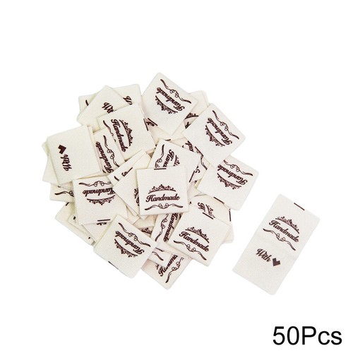 50Pcs Double-sided Knitted Hats Clothing Tag DIY Crafts Sewing Label Accessories - Picture 19 of 22