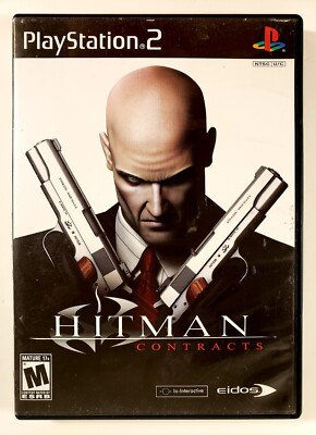 Hitman: Contracts (Sony PlayStation 2, 2004) PS2 - Black Label - Case & Game