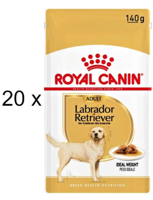 20 x 140 g Royal Canin Labrador Retriever Adult (  13,91/kg) Nassfutter in Soße