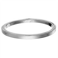 Silverly Sterling Silber 6 Mm Runden Schlicht Vierkantrohr Stapelbare Armreif