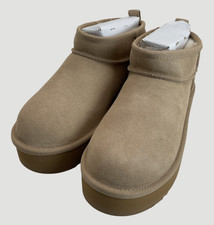 UGG Classic Ultra Mini Platform Kid's Size 4 Sand Boots