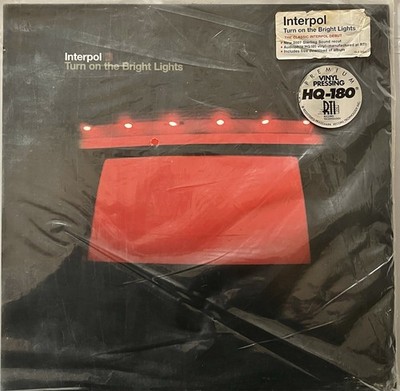 INTERPOL  Turn On The Bright Lights (LP 2007) REISSUE - 180GM VINYL - AUDIOPHILE
